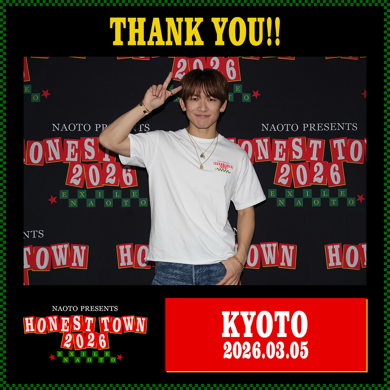 NAOTO PRESENTS HONEST TOWN 2026 | EXILE mobile