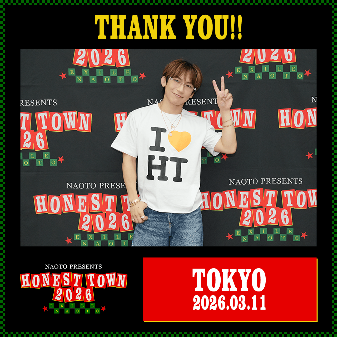 NAOTO PRESENTS HONEST TOWN 2026 | EXILE mobile