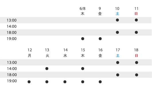 ���������^�C���e�[�u��