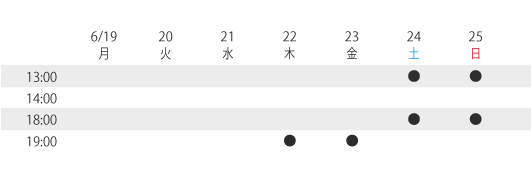 �������^�C���e�[�u��