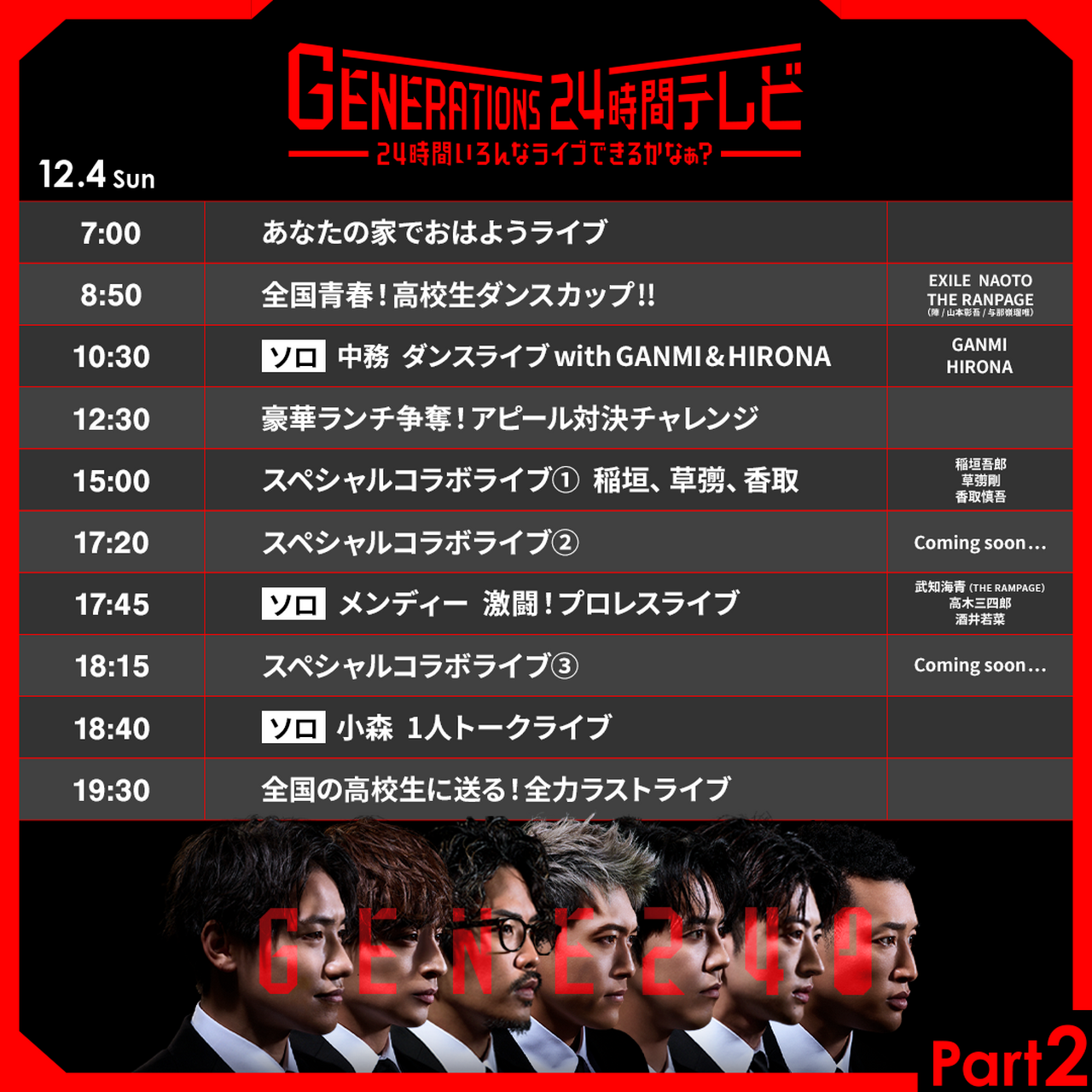 本日放送中・スペシャルコラボライブにPerfumeとBiSHの出演決定