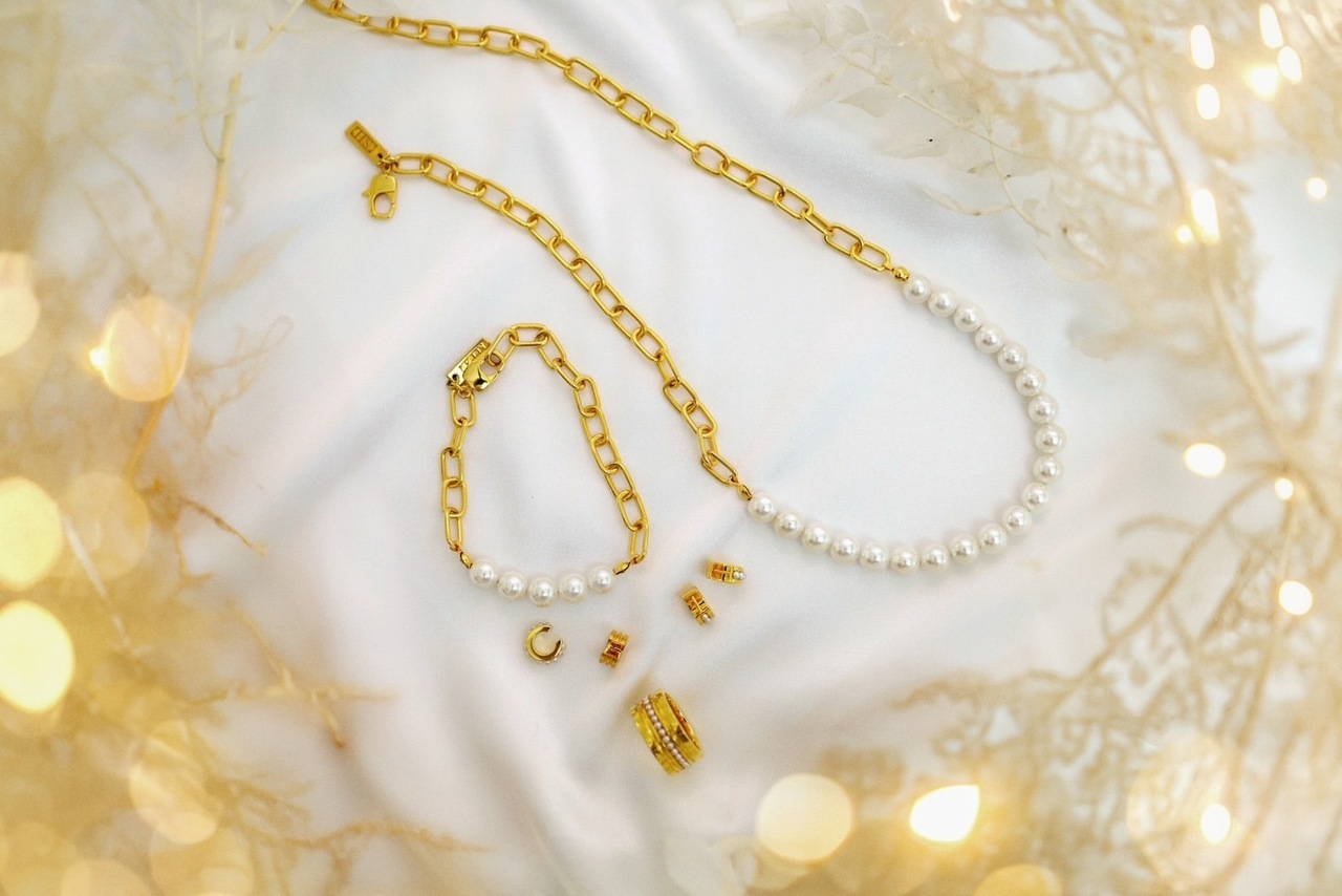 【最終値下げ】ステラハリウッド　グレー　多層パールネックレス　結婚式 ステラハリウッドの値下げアイテム | フリマアプリ ラクマ - 28