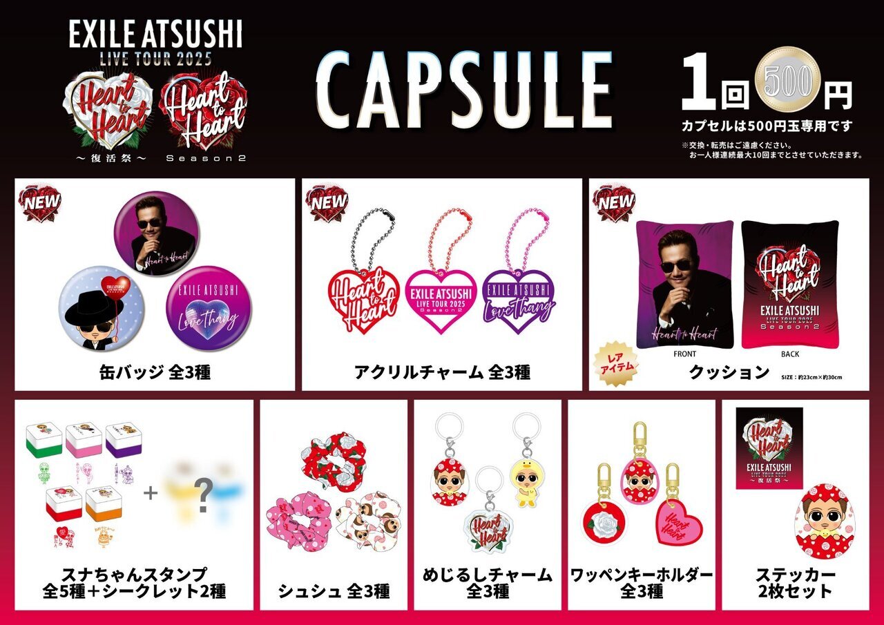 ファッション通販】 TETSUYA クッション EXILE virtual love