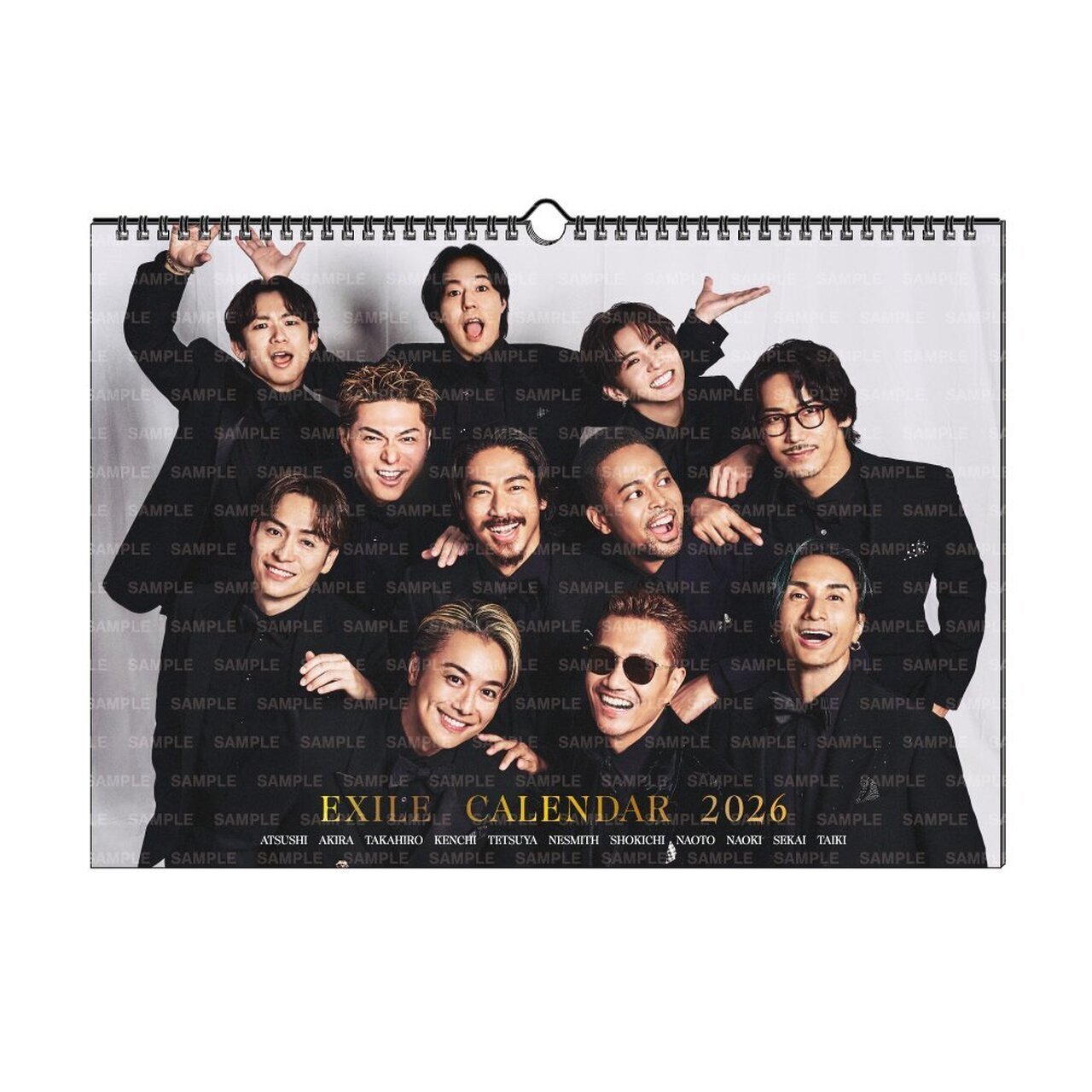 特典絵柄解禁!!】『EXILE 2026 カレンダー』予約受付中!! | LDH - LOVE