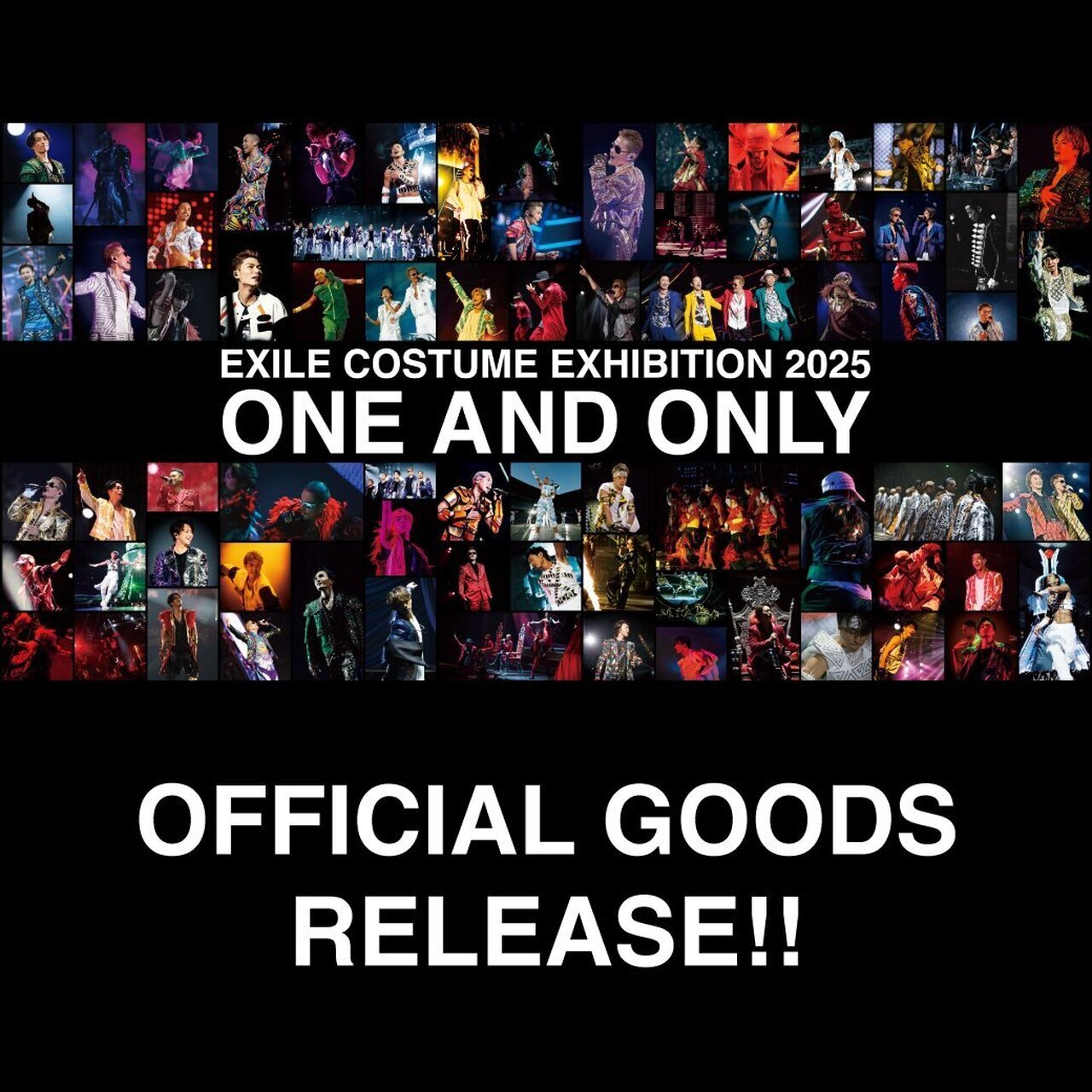 EXILE COSTUME EXHIBITION 2025 ～ONE AND ONLY～』OFFICIAL GOODS会場